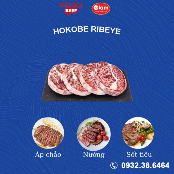 Hokubee Meltique Cube Roll Steak Cut