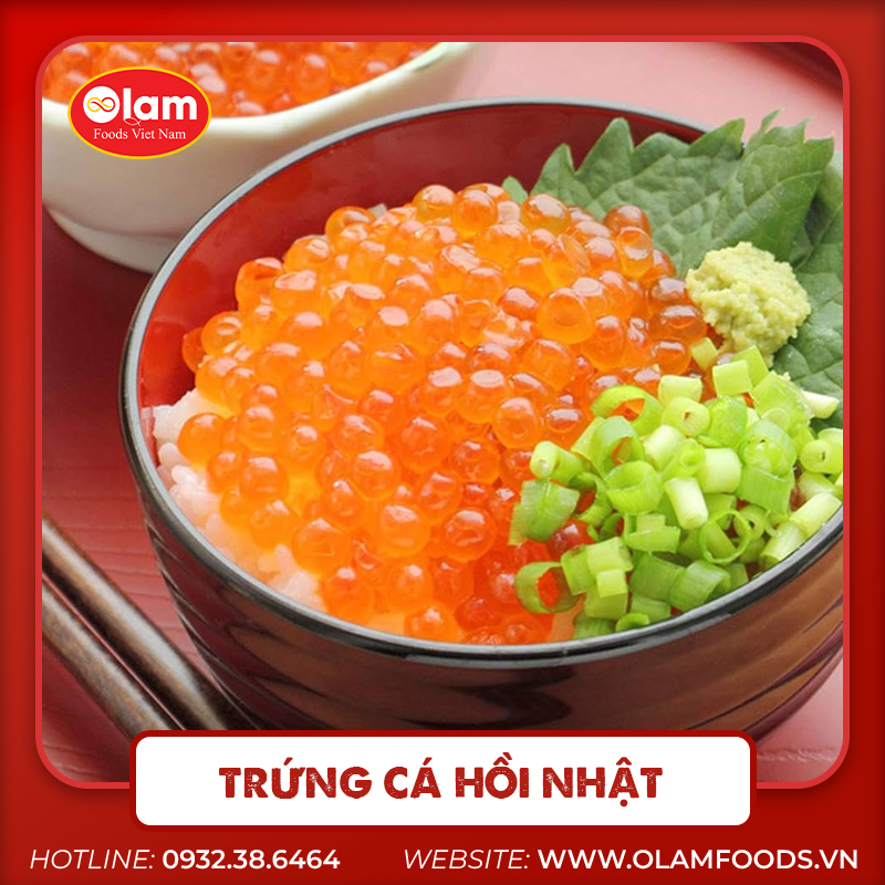 Trứng Cá Hồi Nhật Nhập Khẩu – Nguyên Vẹn, Giàu Dinh Dưỡng, Lựa Chọn Chuẩn Nhật Bản Cho Nhà Hàng Cao Cấp